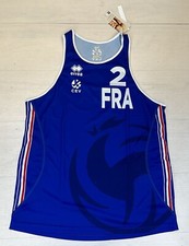 6025/278 ERREA FRANCE BEACH VOLLEY CANOTTA HOME GIOCATORE 2 UOMO NAZIONALE 22/23
