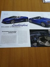 LAMBORGHINI GALLARDO LP 550-2 SPYDER ARTICOLO