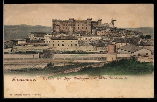 Bracciano veduta del lago - veduta,