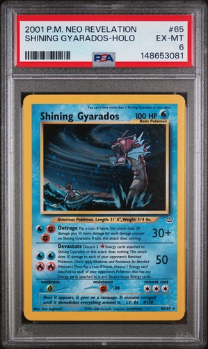 Shining gyarados holo psa - holo,