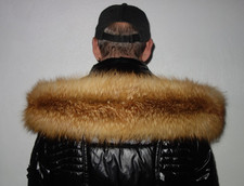 Pelliccia di volpe cappuccio colletto XXL collo di pelliccia per Canada goose giacca parka collo di pelliccia