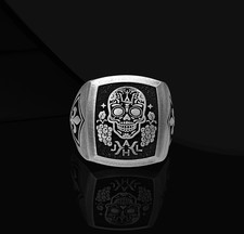 Anello Calavera con sigillo