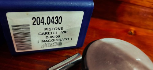 Raro pistone polini garelli - raro,