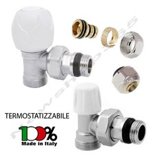 VALVOLA E DETENTORE A SQUADRO