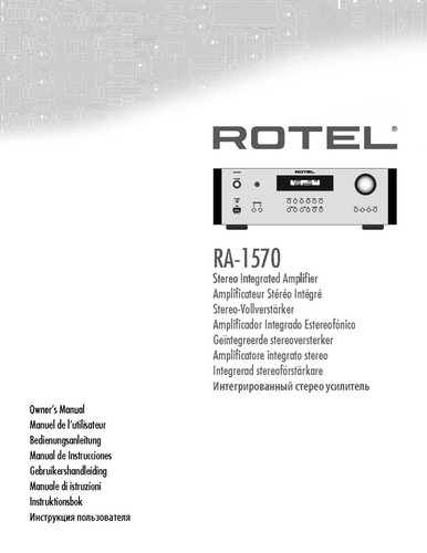 Rotel 1570 amplificatore - ra-1570,