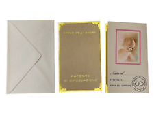 5 BIGLIETTI INVITO AUGURI