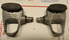 Pedali Campagnolo Look Style Clipless anni 90 grigi omaggio USPS posta prioritaria spedizione