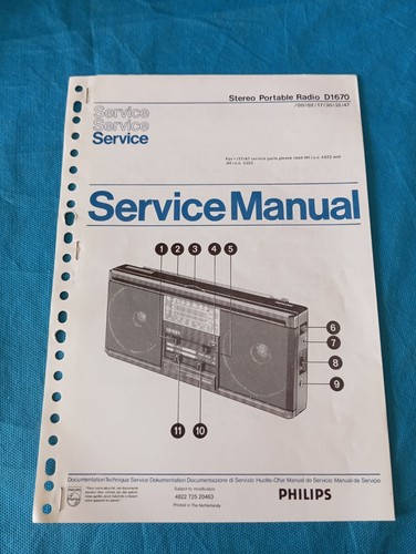 D1670 stereo portable - portable, radio