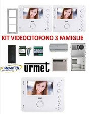 VIDEOCITOFONO TRIFAMILIARE MONITOR VIVAVOCE 1750/6 3 Famiglie SENZA CORNETTA 