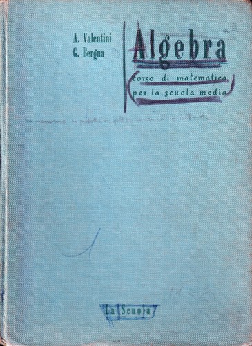 Algebra valentini bergna - algebra,