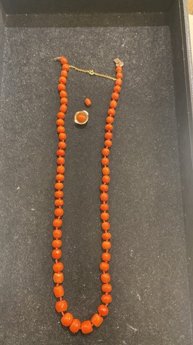 Collana antica corallo sardo