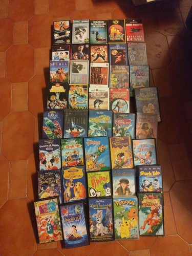 Mega lotto vhs pokemon disney - vhs,