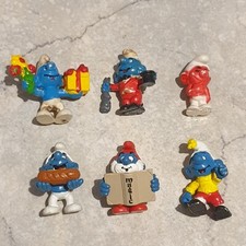 Lotto 6 puffi vintage