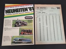 NEUHEITEN 1981 MINITRIX H0