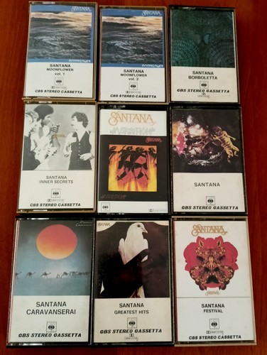 Lotto musicassette santana - 9,