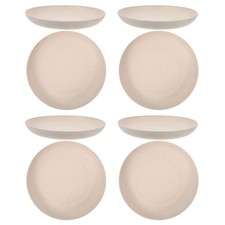  8 pezzi di piatti di paglia