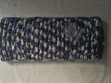 O bag  - BORDO LANA per Borse GRANDI - LANA 3 FILI BLU