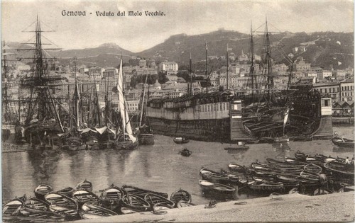Genova veduta dal - -, molo