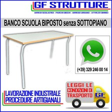 Banco scuola biposto senza
