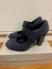 Scarpe Donna Decolleté HOGAN 37,5 Blu Denim