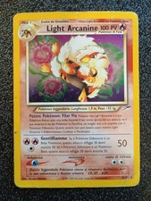 Light Arcanine Holo Neo