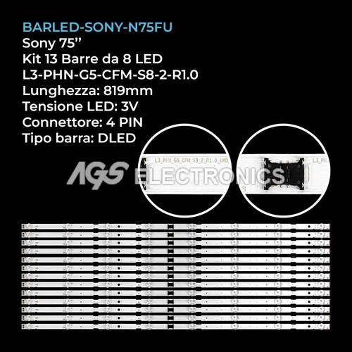 Kit barre strip led tv - 8,