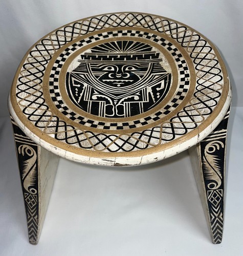 Sgabello stile azteco