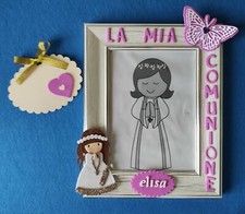 CORNICE COMUNIONE  BIMBO BIMBA