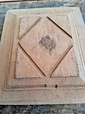 PANNELLO IN LEGNO DI NOCE A ROMBO SEC. XVII VEDI DESCRIZIONE E FOTO