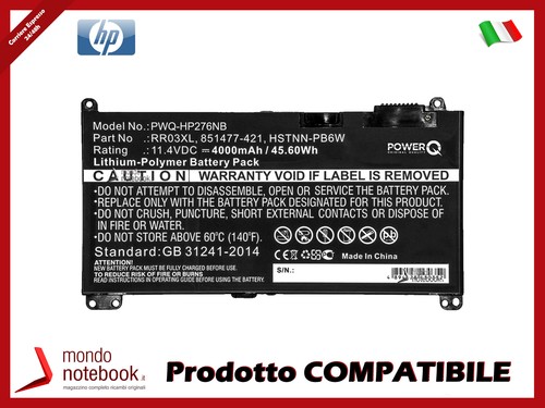 Batteria notebook 4v - batteria, 11.4v