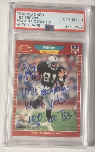 1989 pro set - tim, brown