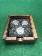 Cofanetto in legno con Trittico Monete 1/4 euro Milano Cortina 2026