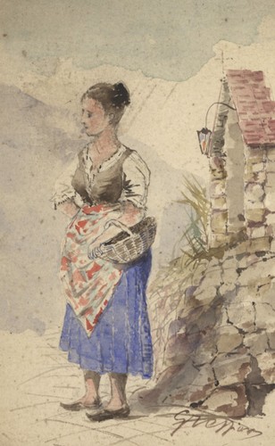 Artista italiano contadina - italiano,