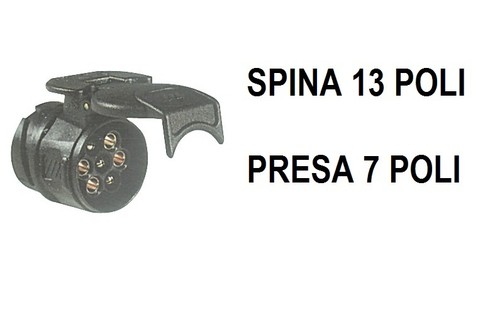 Adattatore per spina poli - a,
