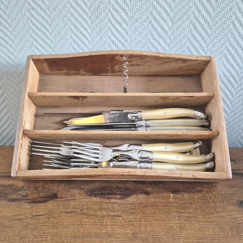 Set posate vintage laguiole - posate,
