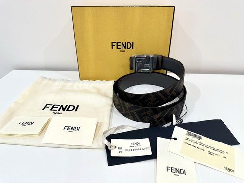 Fendi reversible grey brown - fendi,