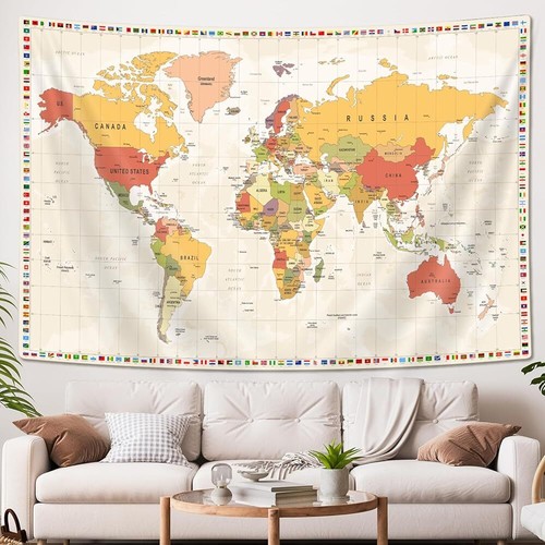 Bandiere nazionali mappa del - mappa,