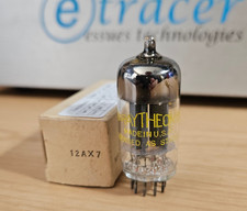 12ax7 raytheon 17mm piastra - raytheon,