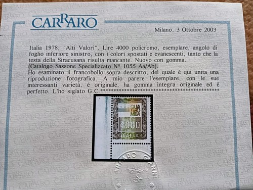 Alti valori lire - alti, 4.000