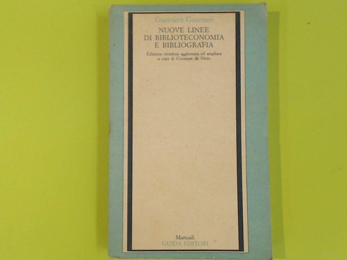 Nuove linee biblioteconomia - nuove, di