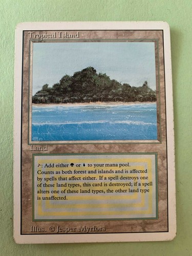 Tropical island dual - island, mtg