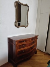 Set comò e 2 comodini vintage con cassetti in legn