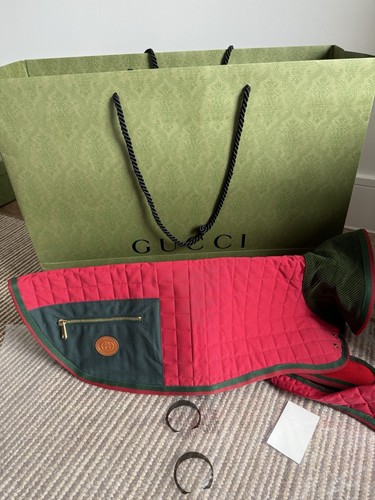 Giacca cappotto cane rosso