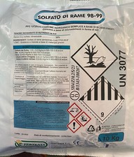 Solfato di Rame GRANITELLO Concime consentito in agricoltura biologica 10 KG