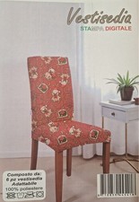 Vestisedia Adattabbile Con Stampa Digitale Modello Thun Natalizio Set di 6 pezzi