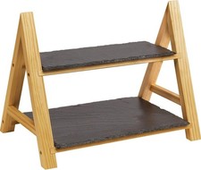 Alzata per torta in ardesia a