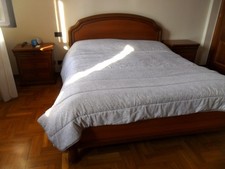 camera da letto matrimoniale in legno (letto senza reti)