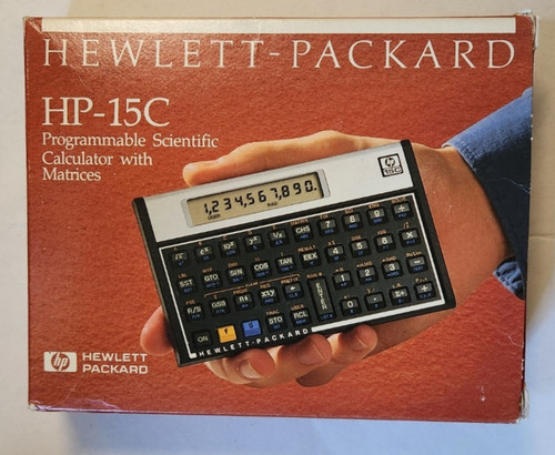 Hewlett packard 15c - hewlett,