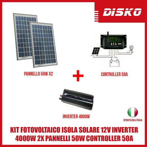 Kit fotovoltaico isola solare - fotovoltaico,