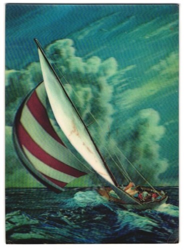 Cartolina piccola nave a - nave,
